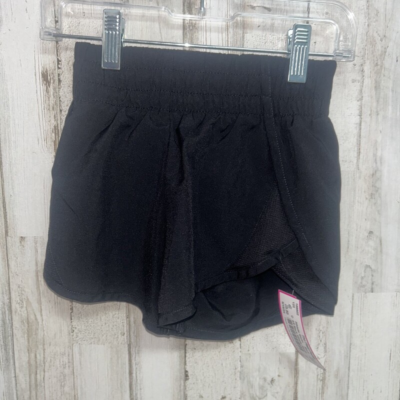 4/5 Black Athletic Shorts
