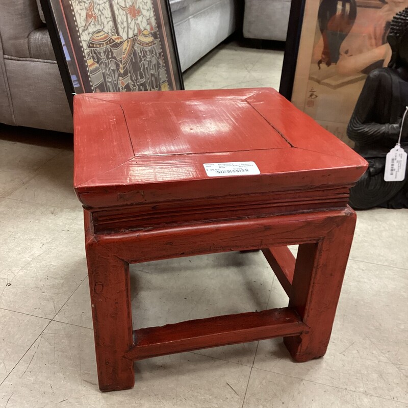 Sq Asian Plant Stand, Red, Wood
12 in x 12 in x 12 in