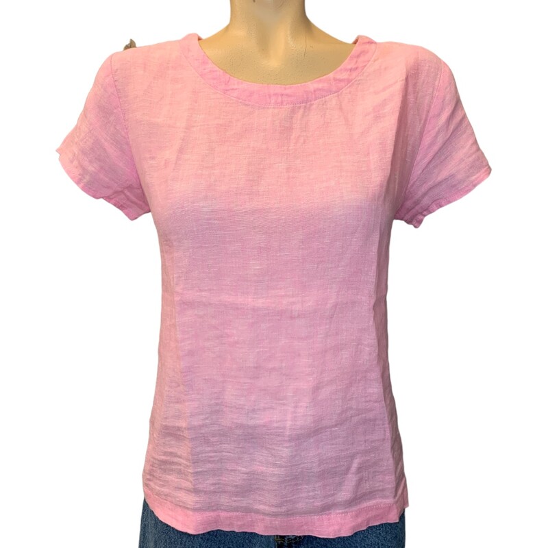 Cynthia Rowley Top Linen, Pink, Size: S