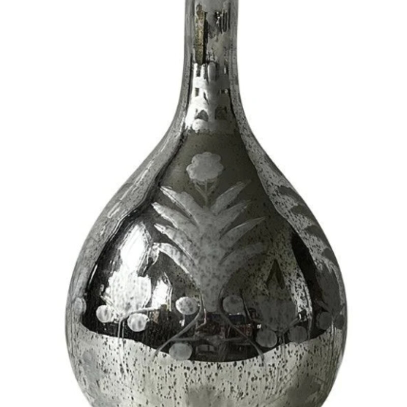 Italian MCM Mercury Vase
Mercury Glass
Size: 26x17H
Made in Italy