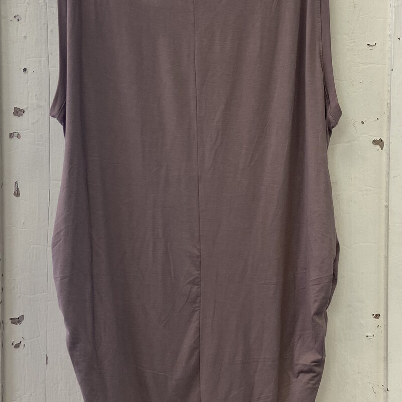 Brown Ruched Tank<br />
Brown<br />
Size: 3X