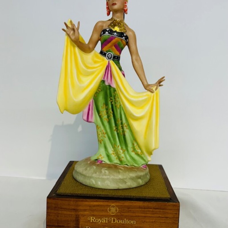 Royal Doulton Balinese Dancer
Gold, Green, Yellow
Comes with original box
Size: 4x9H