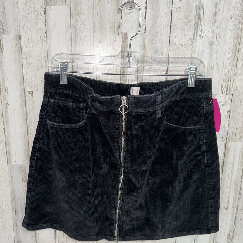 Sz15 Black Corduroy Skirt