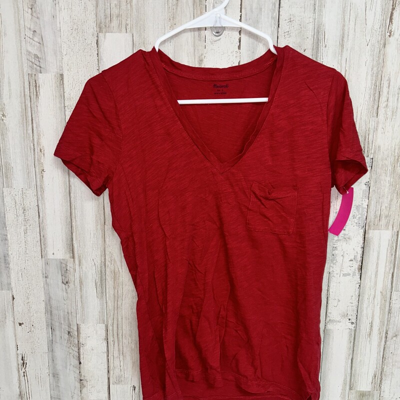 S Red Pocket Tee
