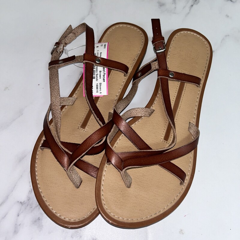 A10 Brown Strappy Sandals