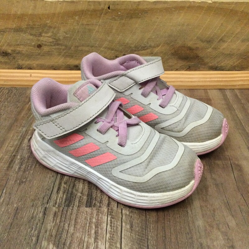 Adidas Velcro Tot Sneaker, Lavender, Size: Shoes 6