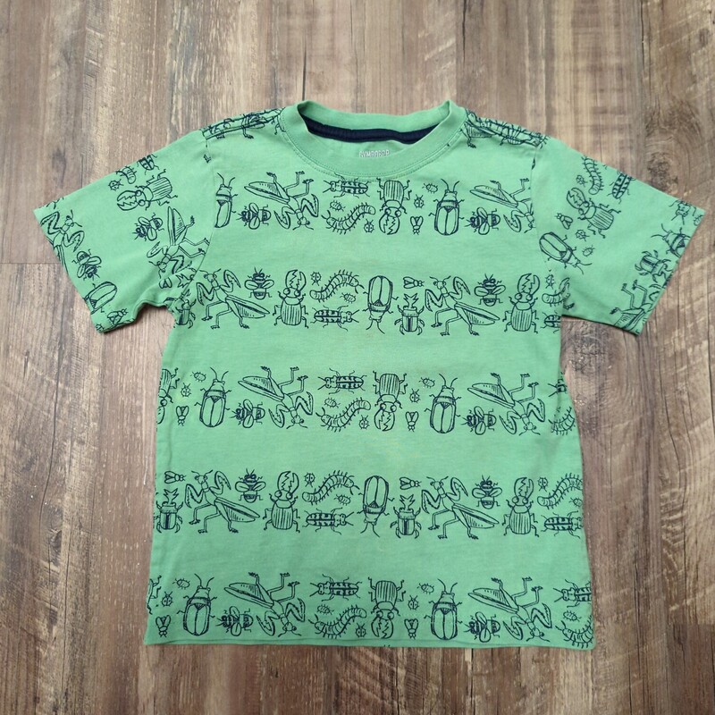 Gymboree Bug T, Green, Size: 3 Toddler
**as is  small spot on front of shirt