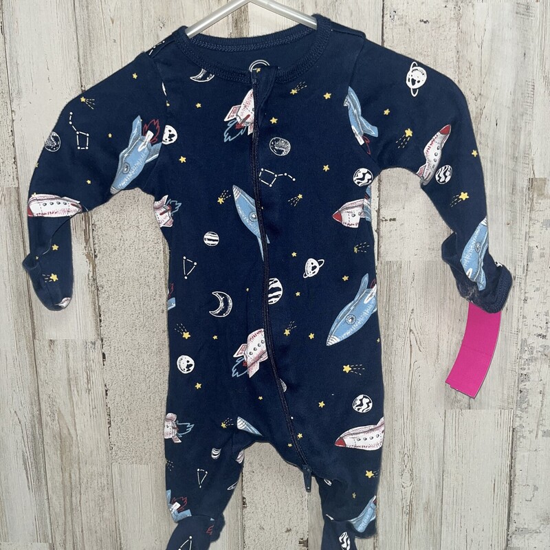 NB Navy Outer Space Sleep, Navy, Size: Boy 0-9m