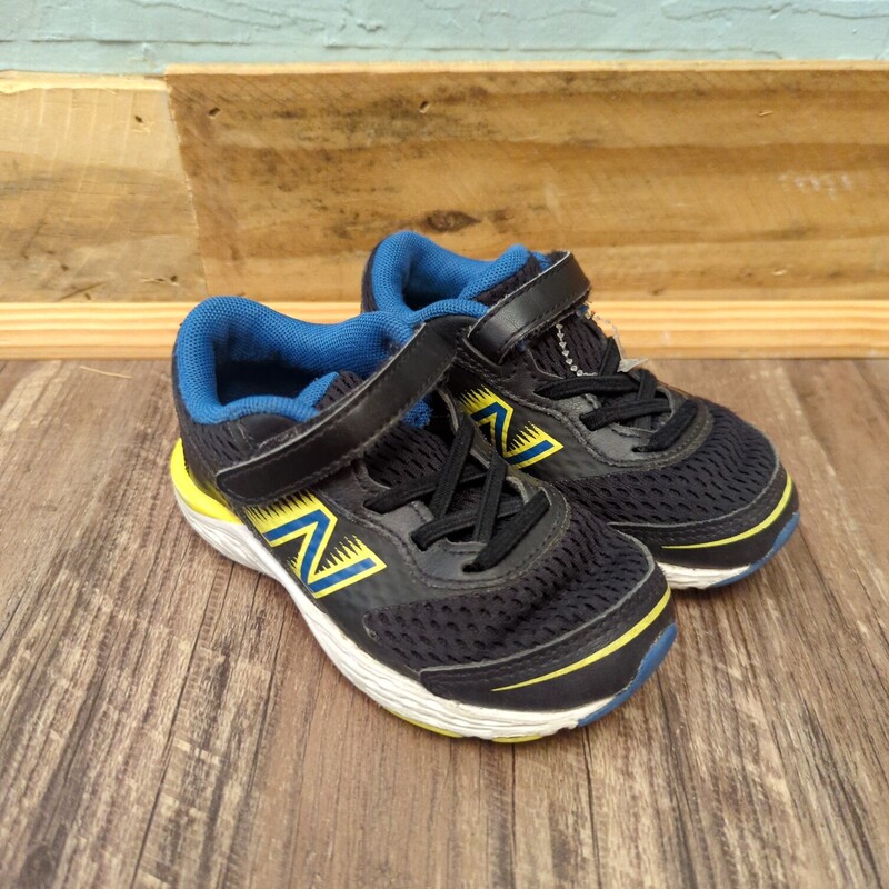 New Balance Sneaker, Black, Size: Shoes 7.5