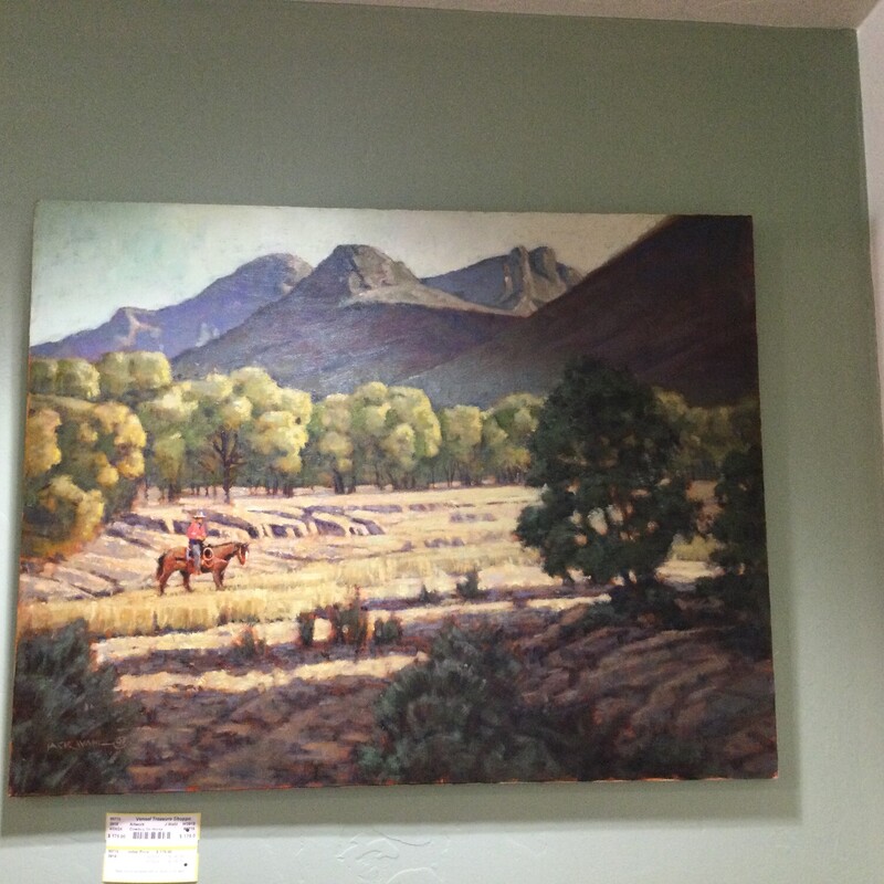 Cowboy On Horse, J Wahl, Size: W2919

24H X 28W

FOR IN-STORE OR PHONE PURCHASE ONLY
LOCAL DELIVERY AVAILABLE $50 MINIMUM