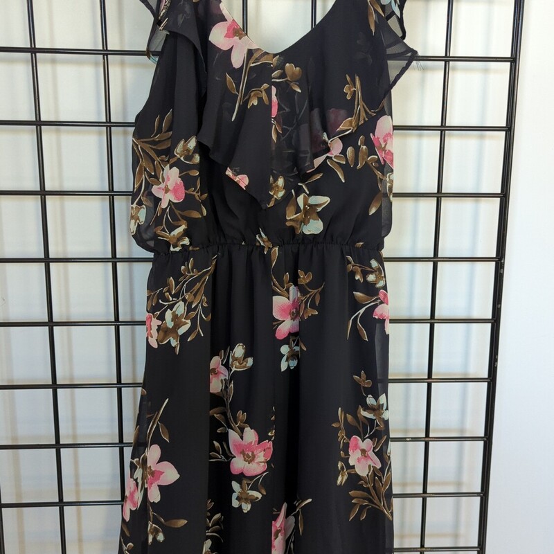 Sienna Sky Dress, Blk/flo, Size: S