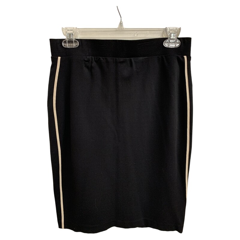 Tahari Skirt, Blck/bei, Size: M