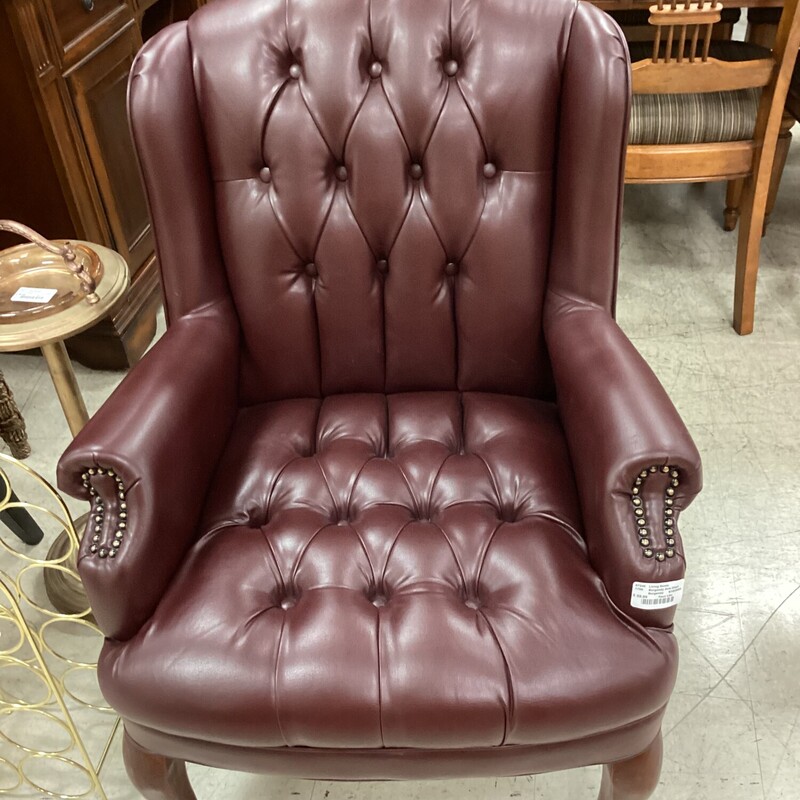 Burgandy Arm Chair