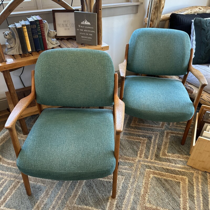 Inge Andersson Mid-Century Modern Chairs -  Set Of 2

Size: 24Wx20Dx30T