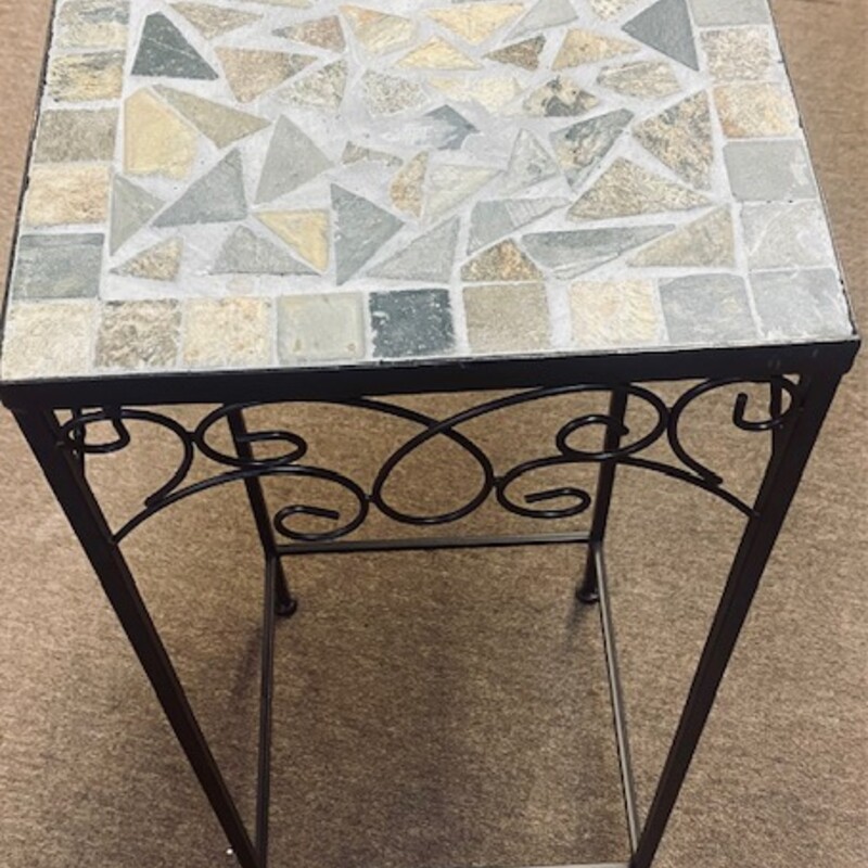 StoneTop Iron Plant Stand