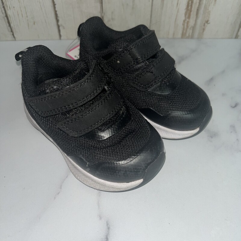 3 Black Velcro Sneakers