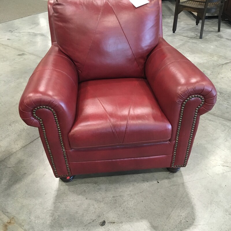 Italrom Red Leather Chair