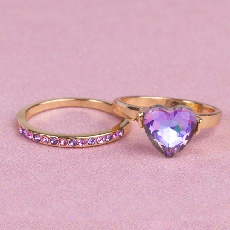 Preciouspurple Ring 2pc, Ages 3+, Size: Jewellery