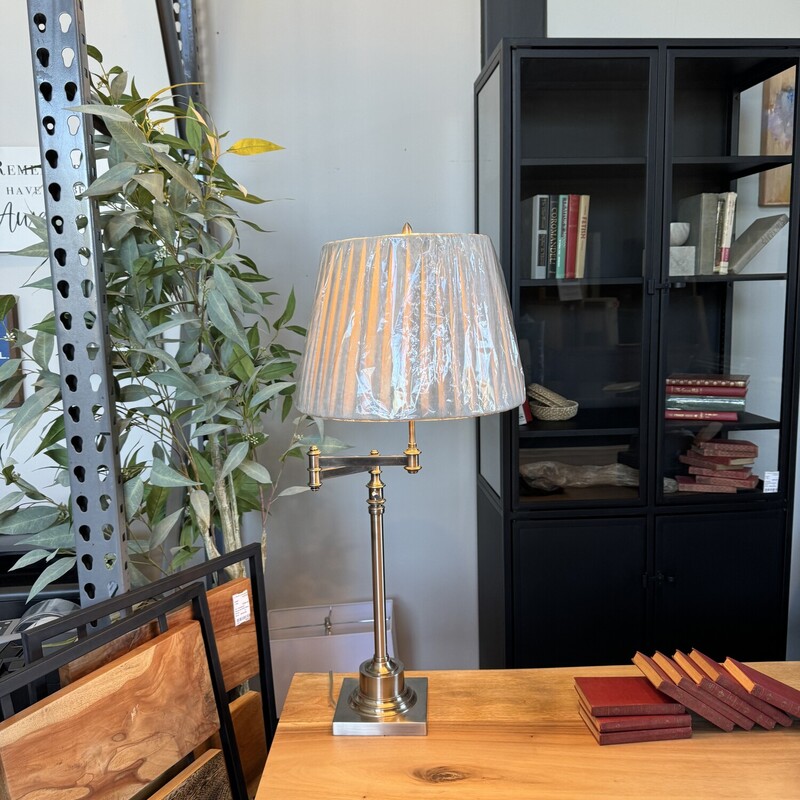 Swing Arm Lamp Lamp
Brushed Steel

 Size: 33H X 17W