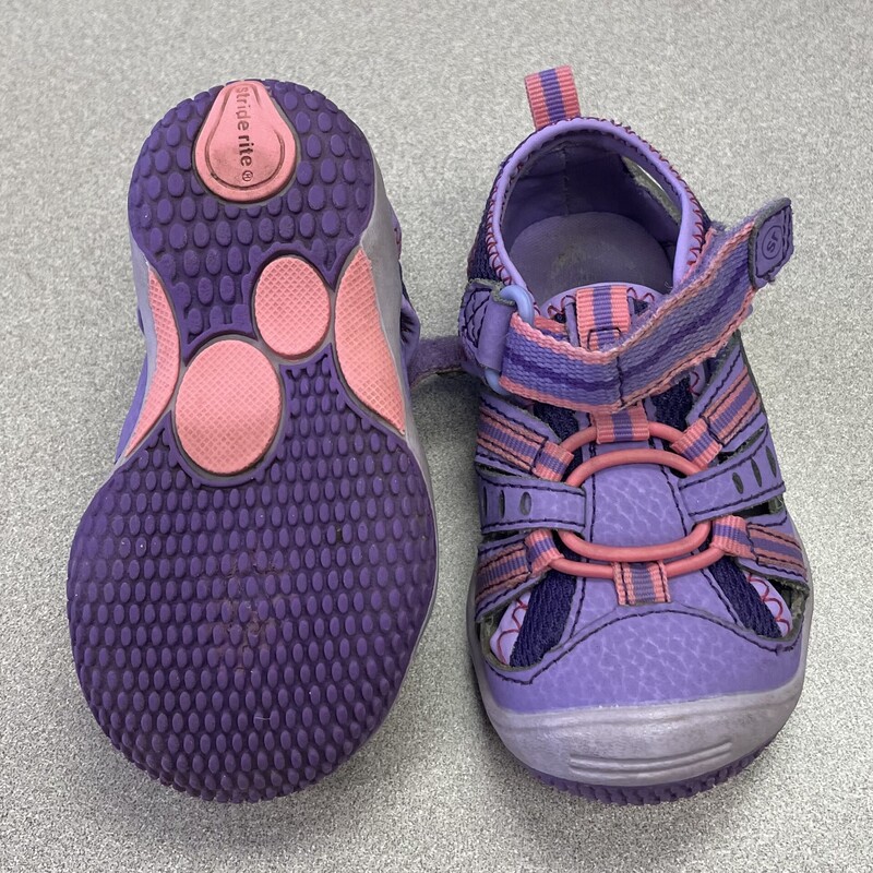 Stride Rite Sandals, Purple, Size: 4.5T