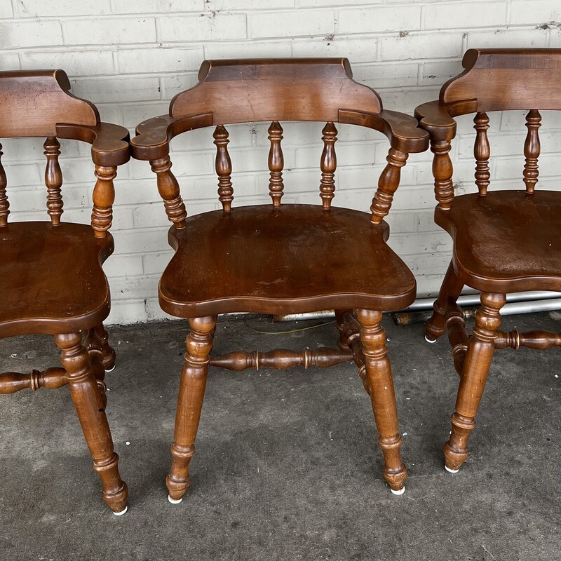 Set Of 3 Maple Chairs