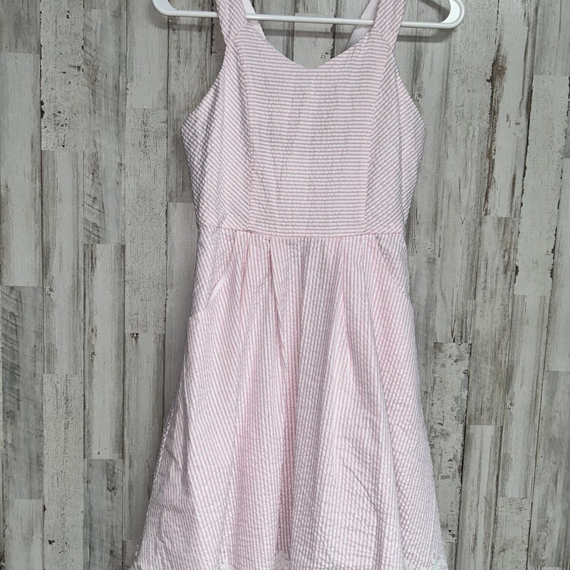 14 Pink Stripe Lace Trim, Pink, Size: Girl 10 Up