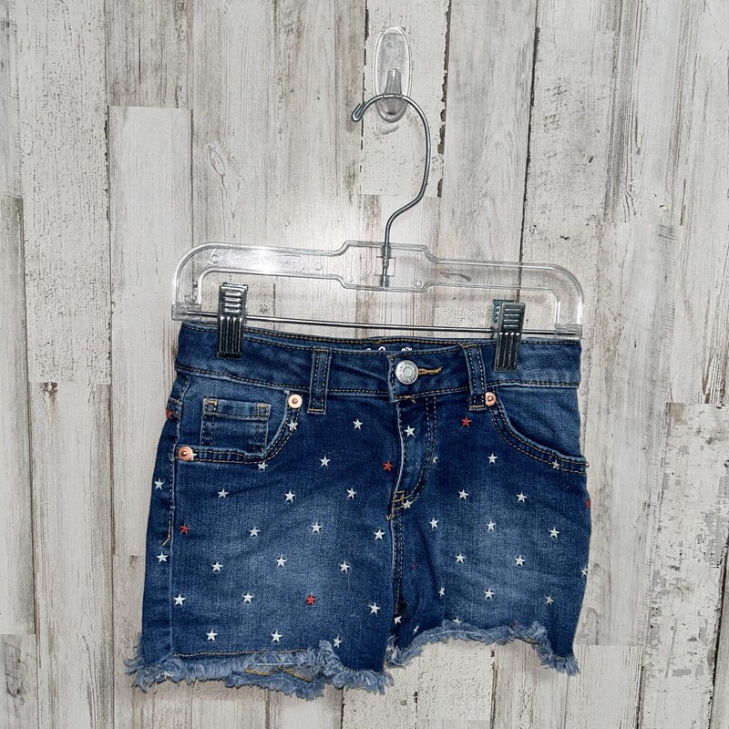 6/6X Denim Star Shorts