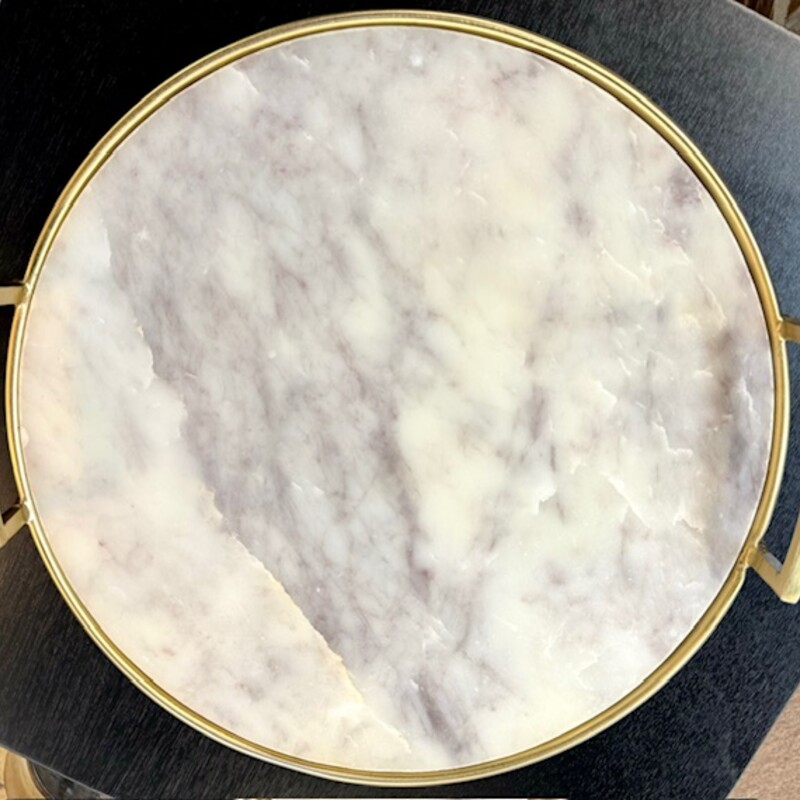 Marble Round With Handles
Purple White Gold
Size: 14Di x 2.5H