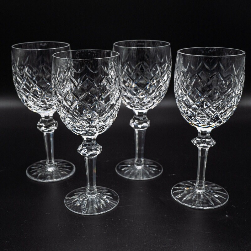 4 Waterford Powerscourt Goblets
Clear, Size: 3x7.5H