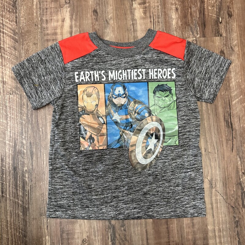 Earth's Mightiest Heroes, Gray, Size: 5 Toddler