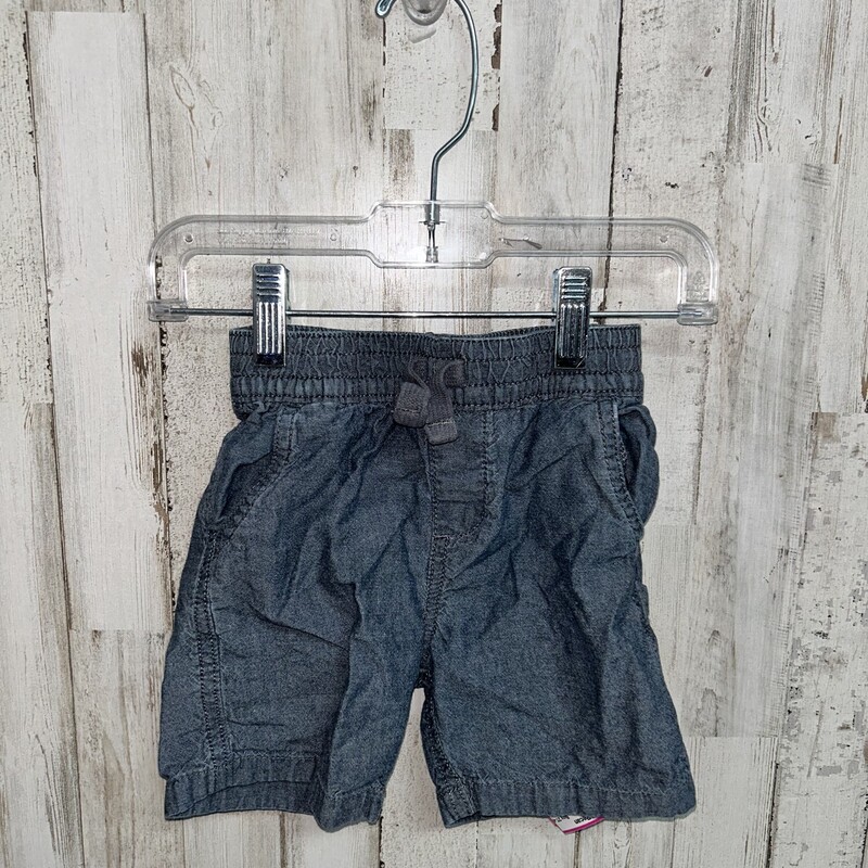 2T Chambray Shorts, Blue, Size: Boy 2T-4T