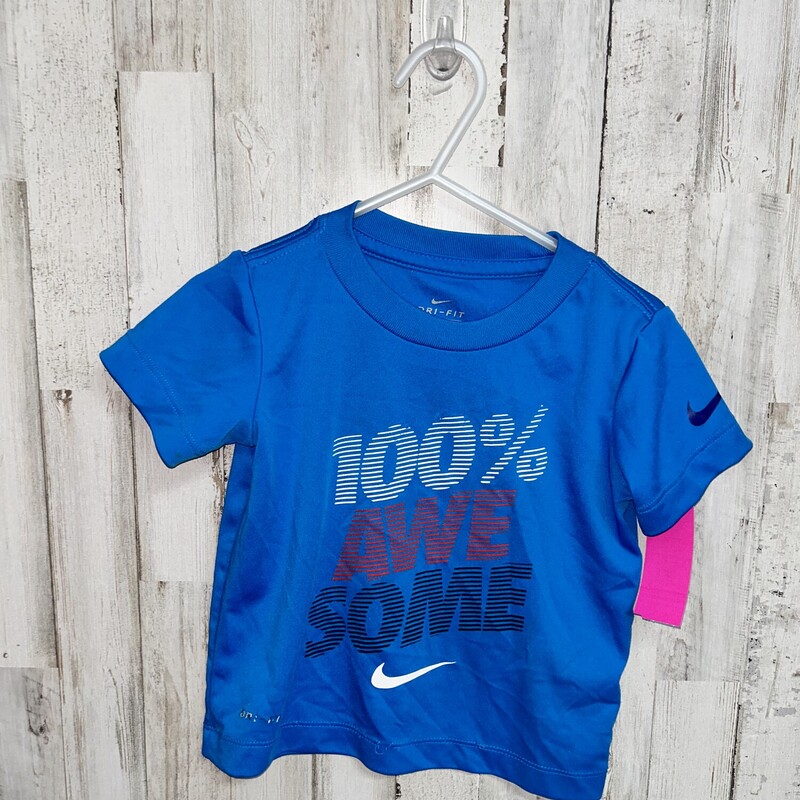 2T Blue 100 Awesome Tee