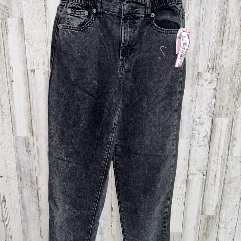 NEW 10 Black Barrel Jeans, Black, Size: Boy 10 Up