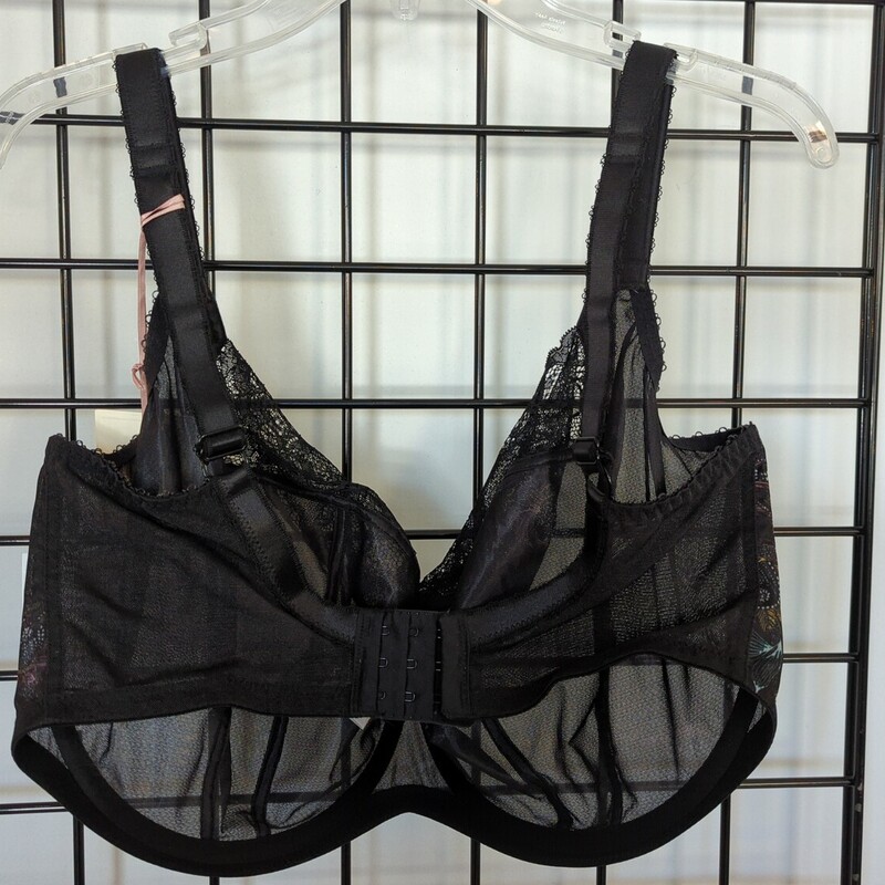 Panache Bra NEW WITH TAGS,
Black lace, Size: 38K, Underwire