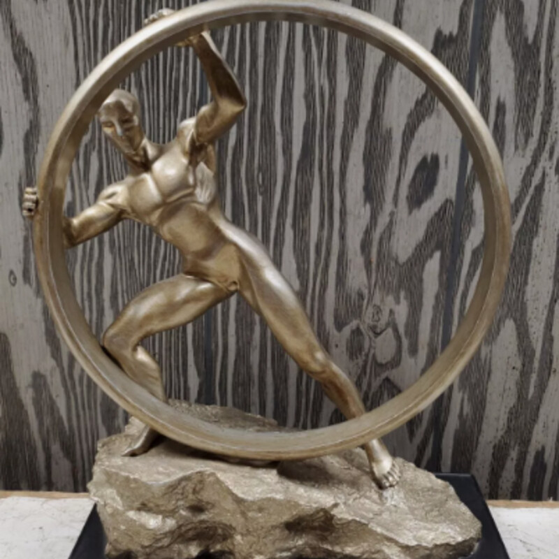 Weightlifter Statue
Bronze Color Resin
Size: 12x6x15H
Retail $100