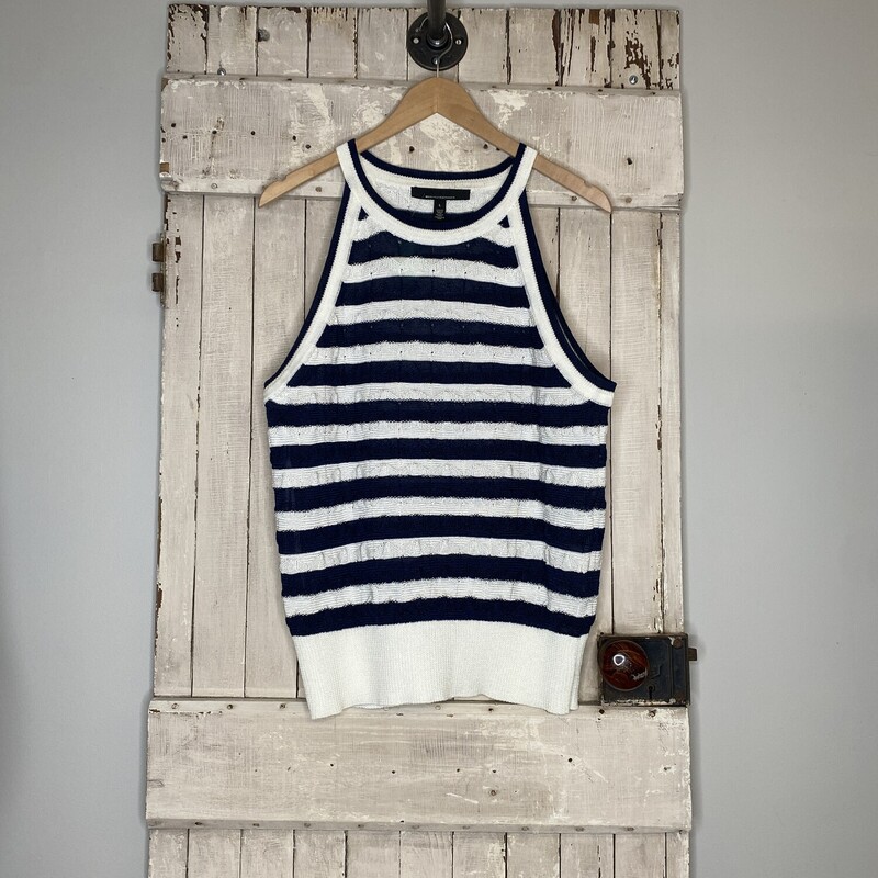 Sweater Vest WHBM, Striped, Size: Large