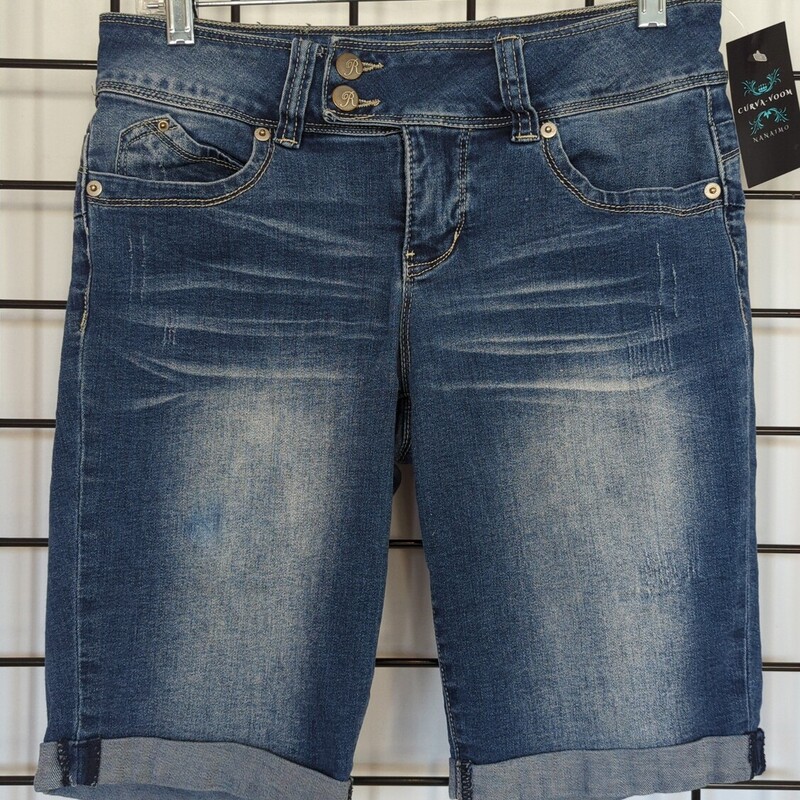 Royalty For Me Bermuda, Denim, Size: 4