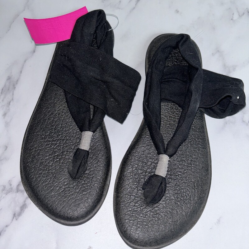 A7 Black Wrap Around Sand, Black, Size: Shoes A7