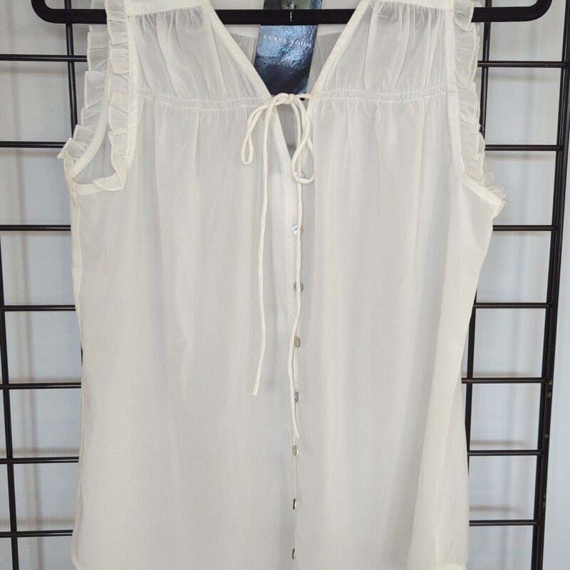 Costa Blanca Tank, White, Size: L