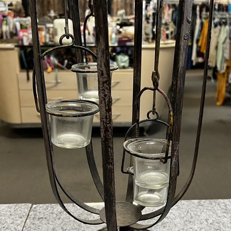 Metal Hanging Candle Hold