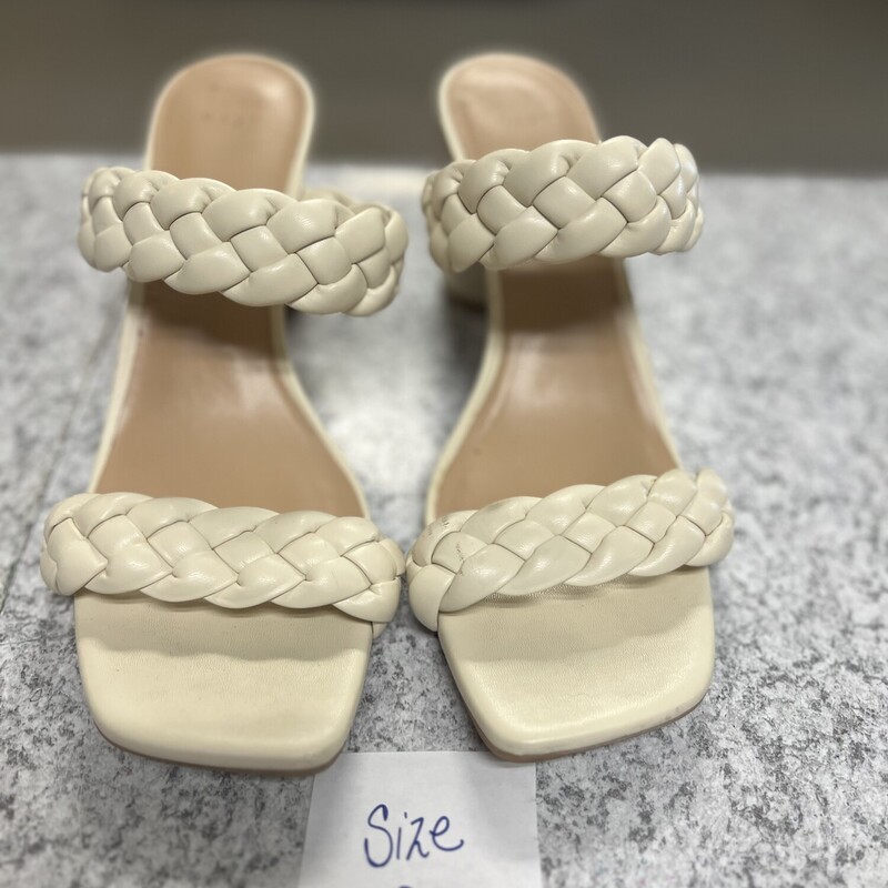 Cream Side Sandals