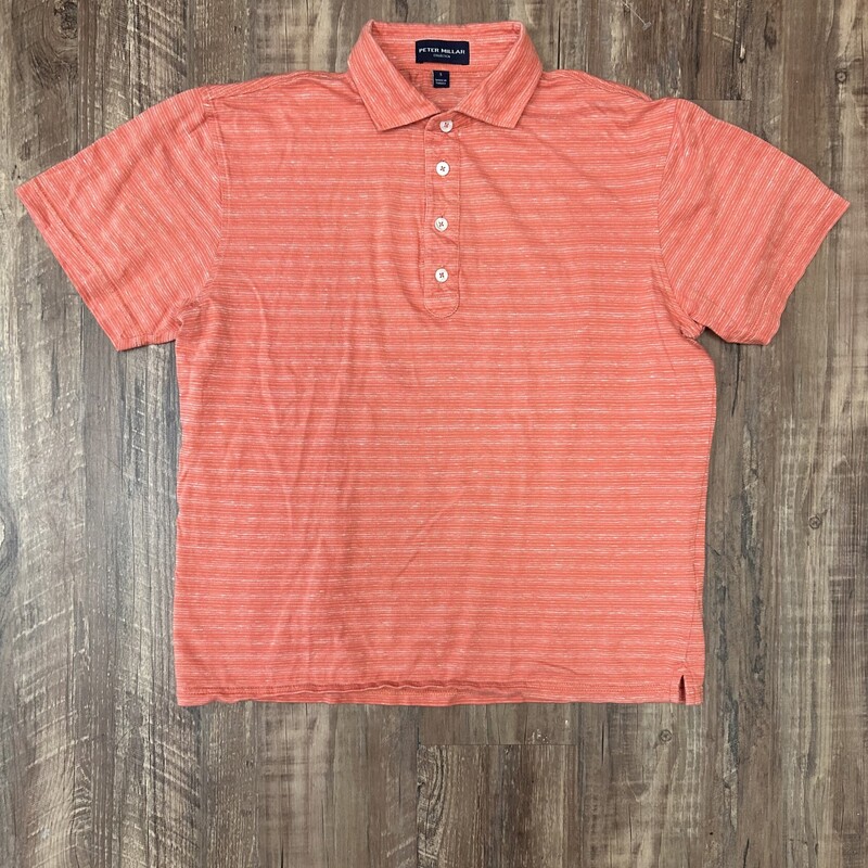 Peter Millar Jersey Polo, Orange, Size: Jr S