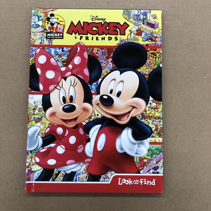 Look And Find Mickey, Size: Cover, Item: Hard