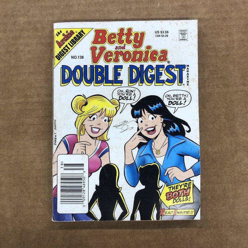 Betty And Veronica, Size: Comic, Item: Paperbac