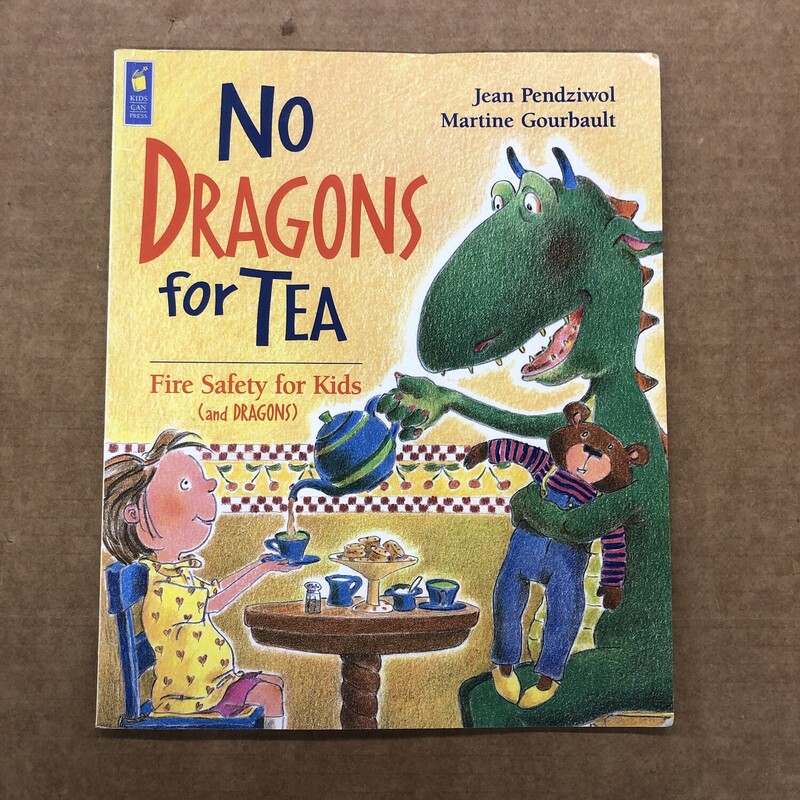 No Dragons For Tea, Size: Back, Item: Paper