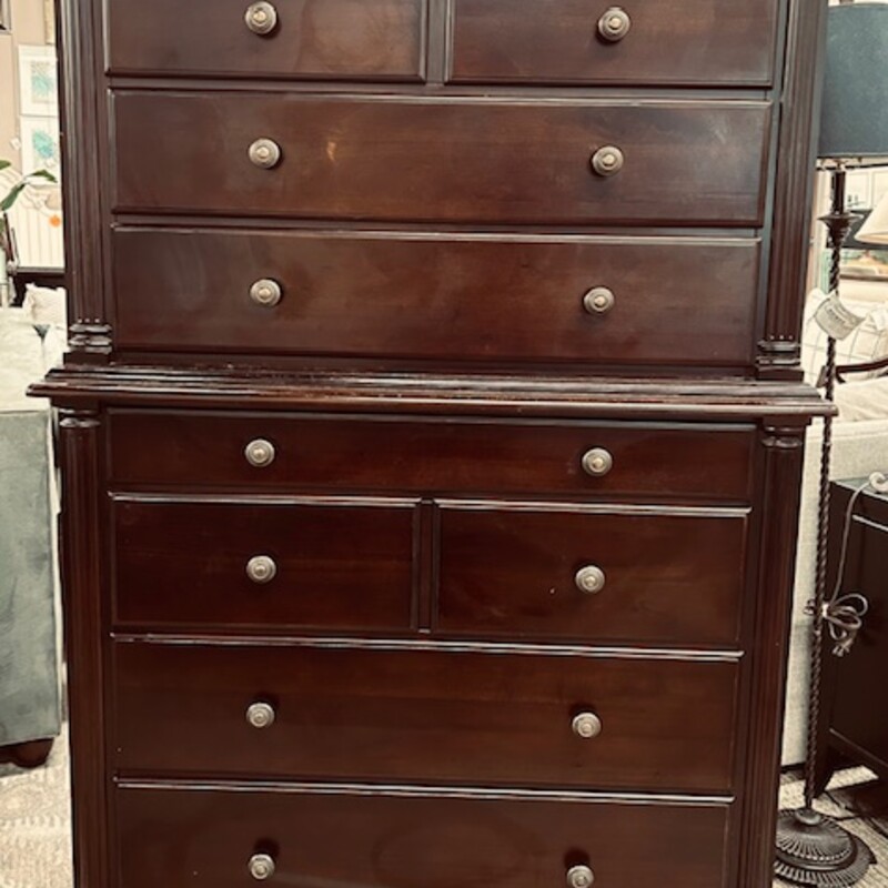 Sovereign Wood Gentlemens Chest
Dark Brown Size: 41 x 20 x 62H
Matching dresser, queen bed, and 2 nightstands sold separately