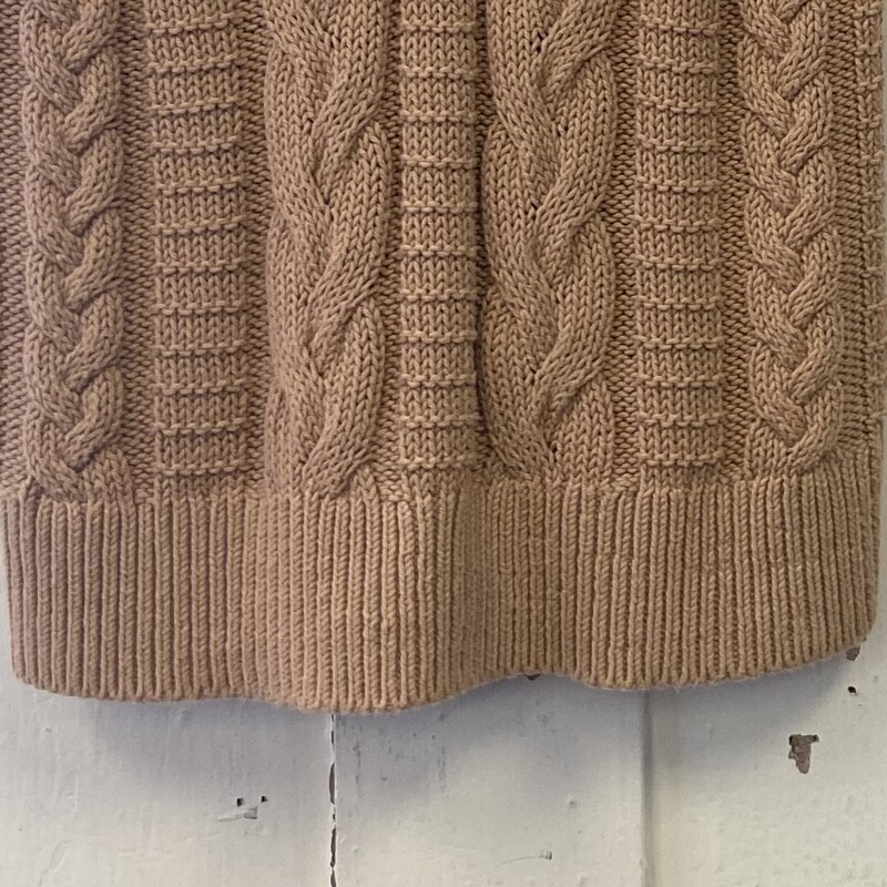 Camel Cable Sweater Tank
Camel
Size: XS/S