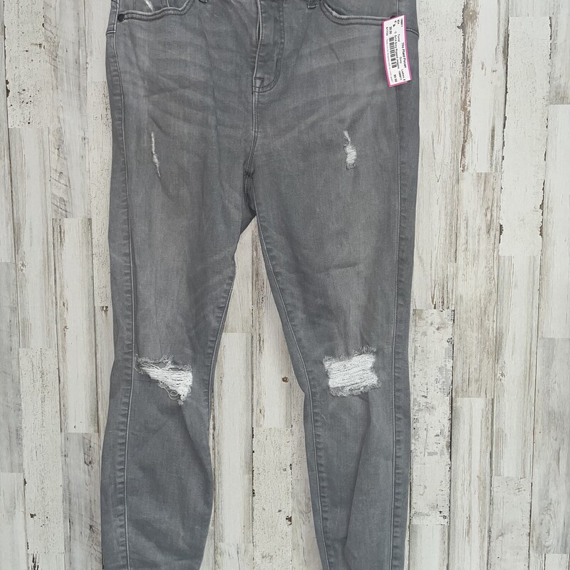 Sz14 Grey Ripped Jeggings