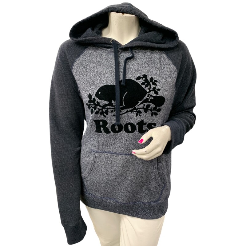 Roots, Nvy/grey, Size: XL
