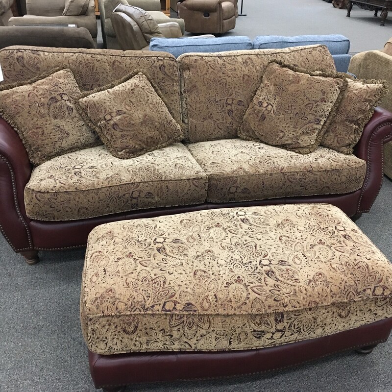 Leather/fabric Sofa